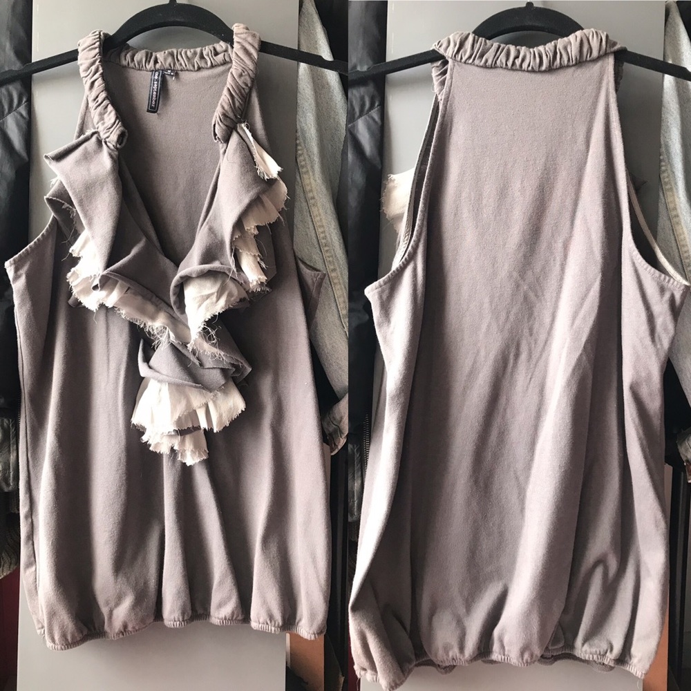 Anthropologie Ruffled Top
